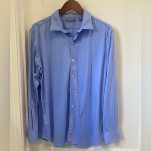 Daniel Cremieux blue cotton Oxford shirt